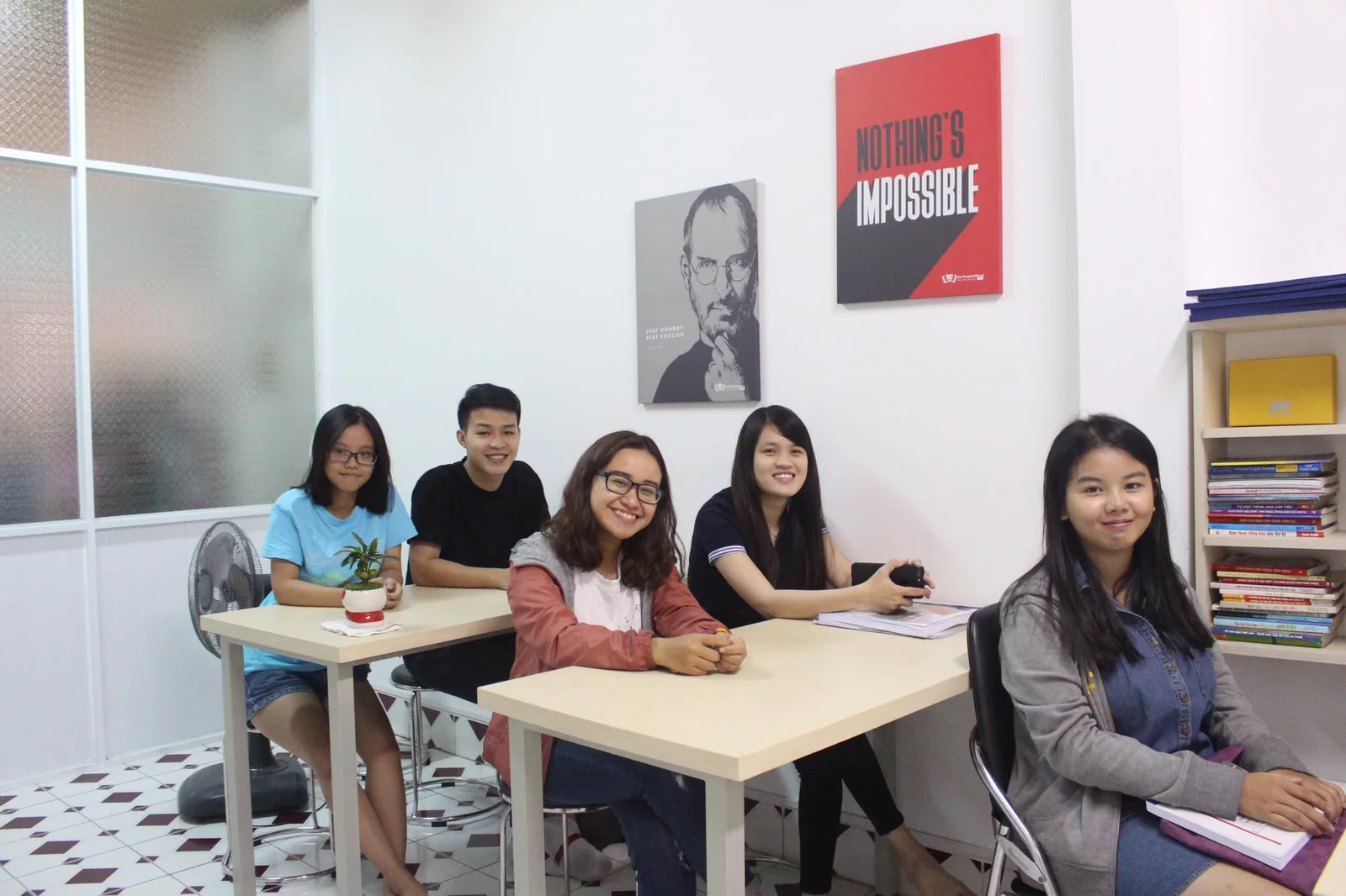Học viên tại lớp Tiếng Anh Cô Sương